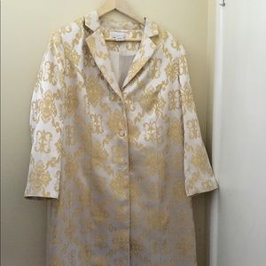 Cream and gold 3 piece suit